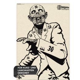 Zielscheibe Zombie Gras